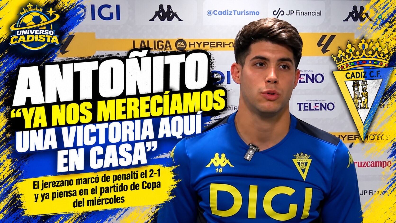 Antoñito Cordero, jugador del Cádiz CF