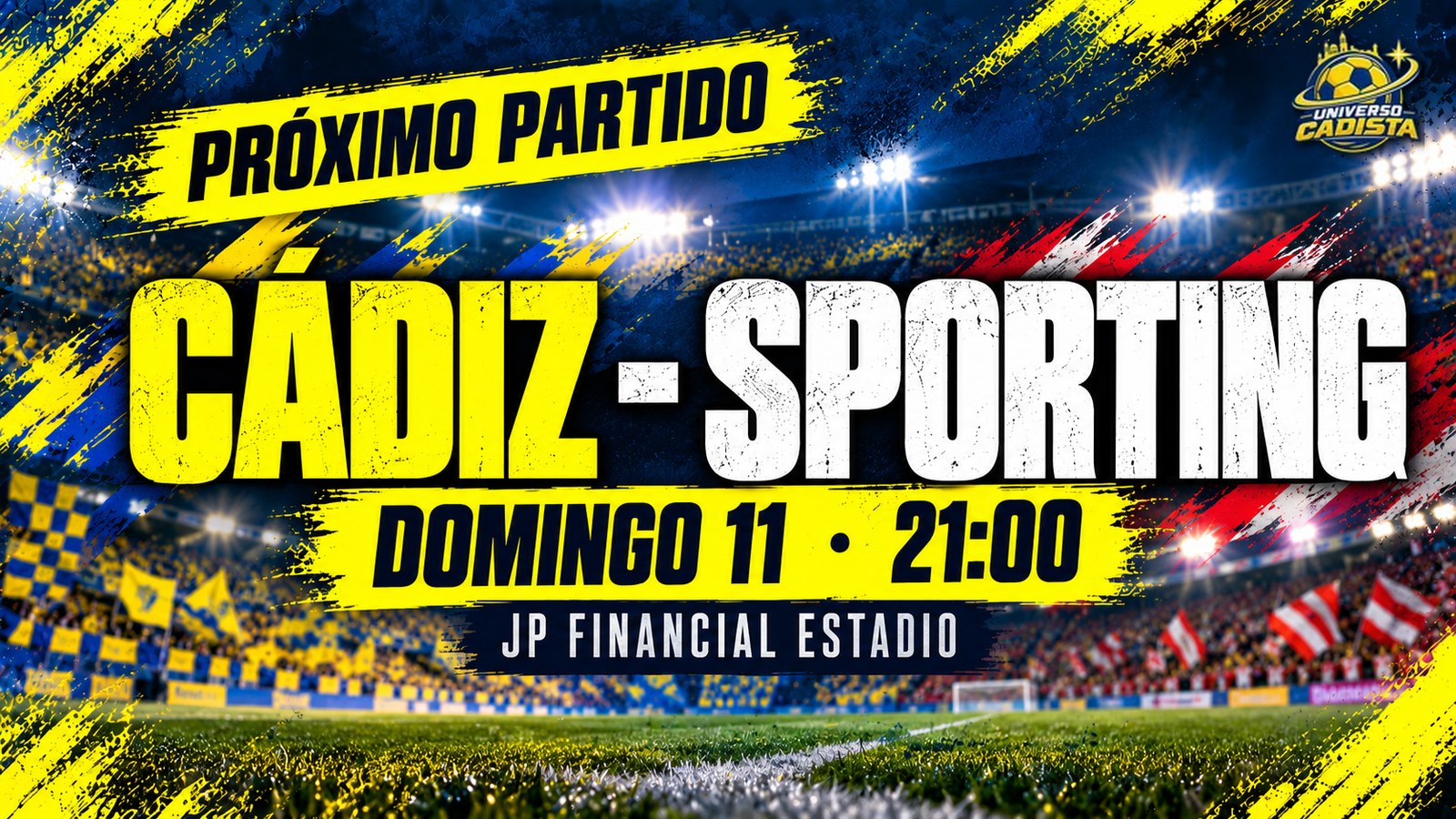 Cádiz CF - Sporting de Gijón, domingo 11 de octubre a las 21:00