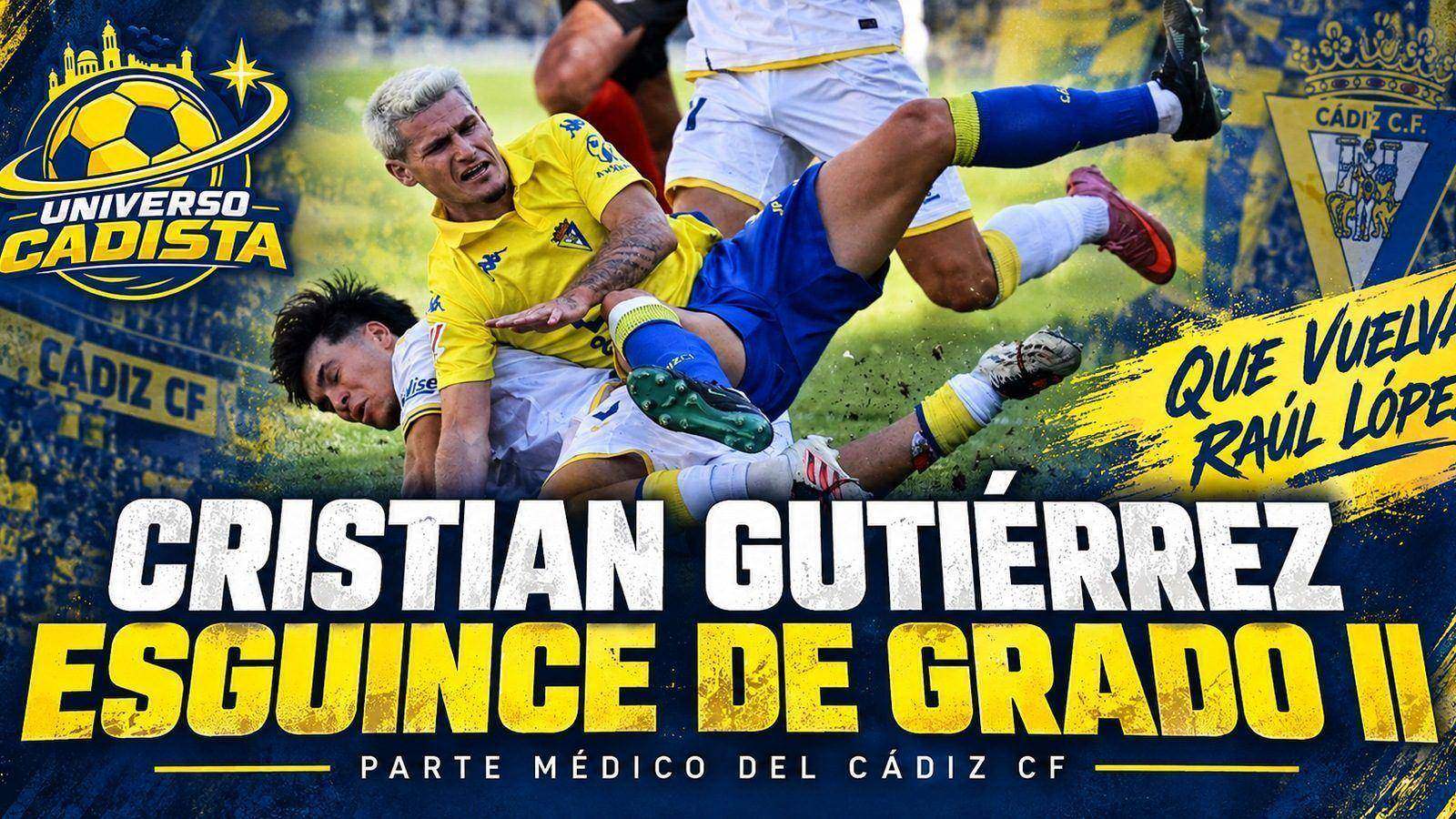 Cristian Gutiérrez, jugador del Cádiz CF