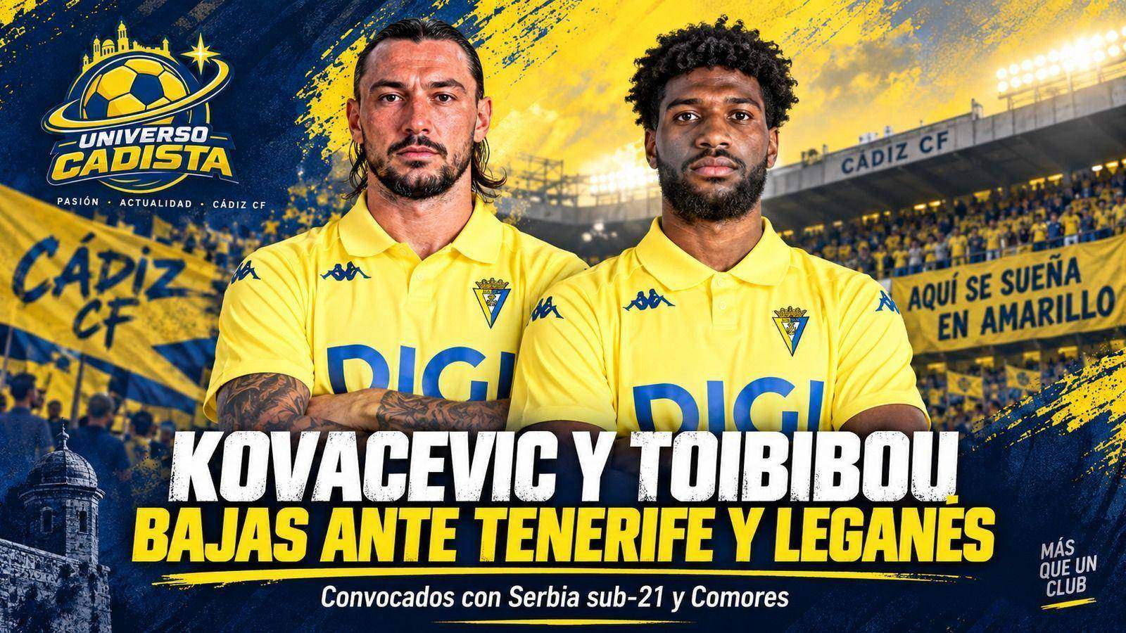 Bojan Kovacevic y Kenan Toibibou, convocados por Serbia sub-21 y Comores