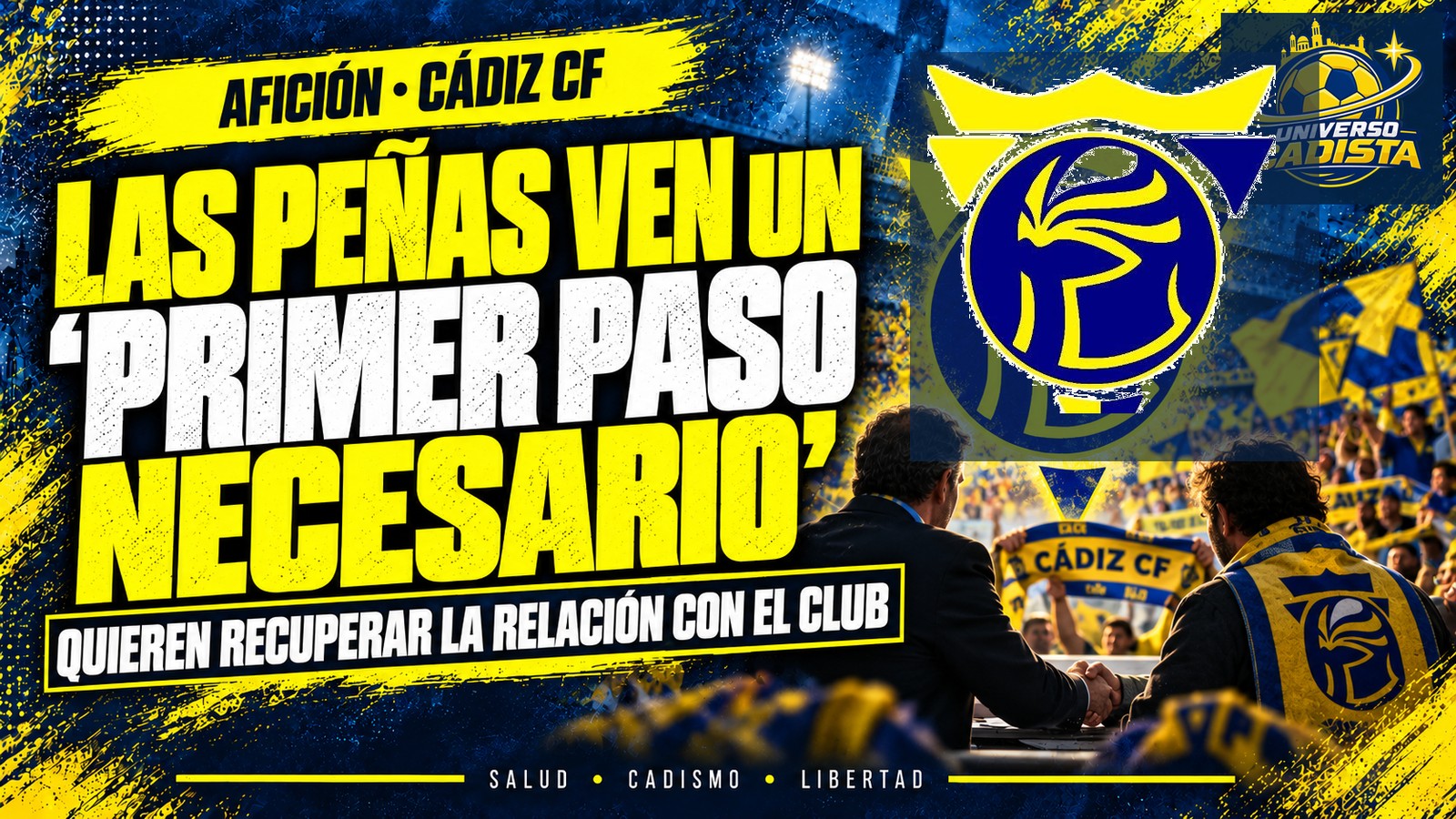La Federación de Peñas Cadistas busca recuperar una relación estable con el Cádiz CF