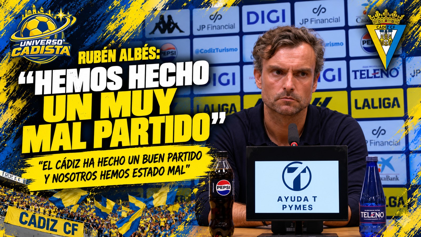 Rubén Albés analiza el Cádiz 4-0 Leganés